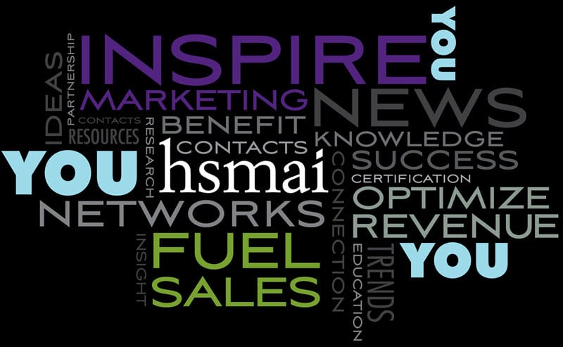 HSMAI Inspire word-mash