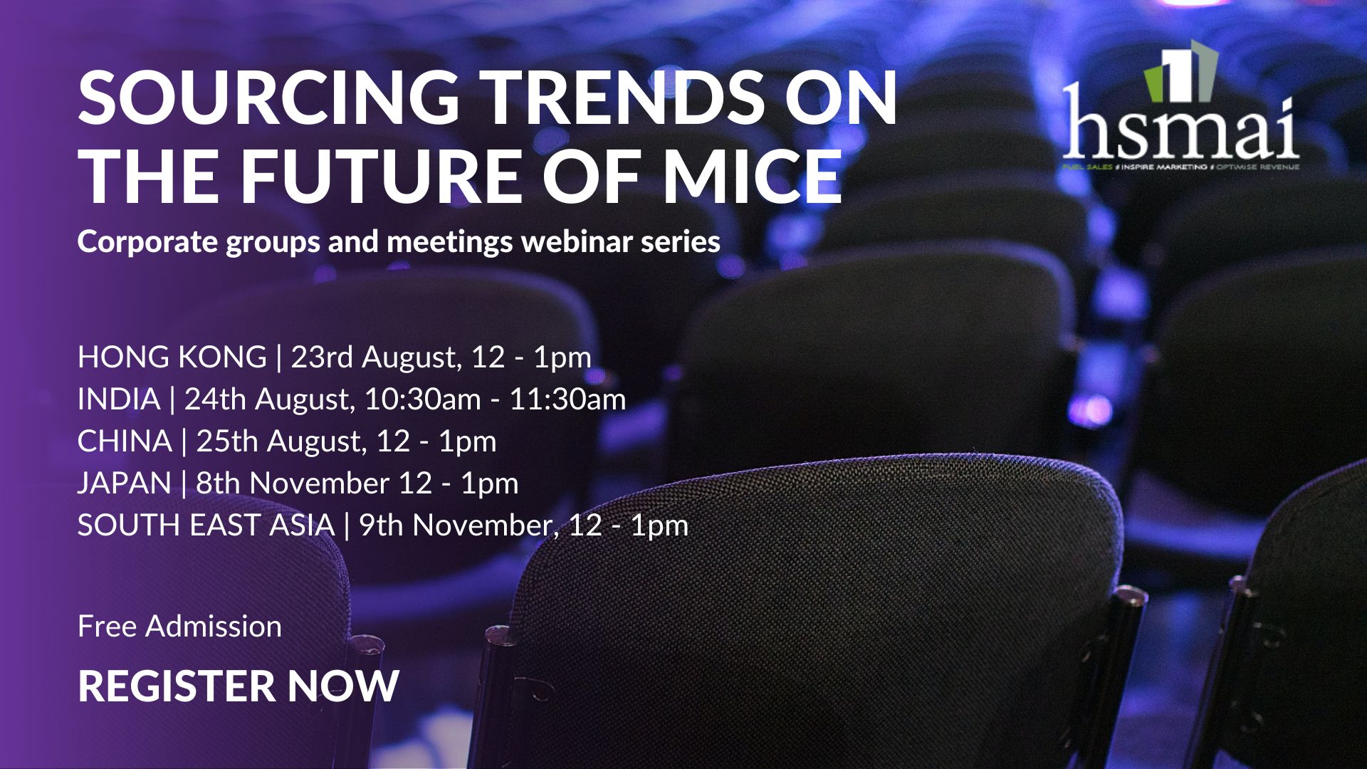 Webinar Series: Sourcing Trends on the Future of MICE
