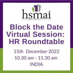 HSMAI INDIA HR ROUNDTABLE